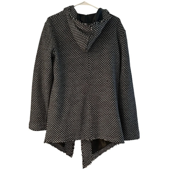 Wilfed Made in Italy Textured Open-Front Jacket – Size Large - Picture 3 of 9